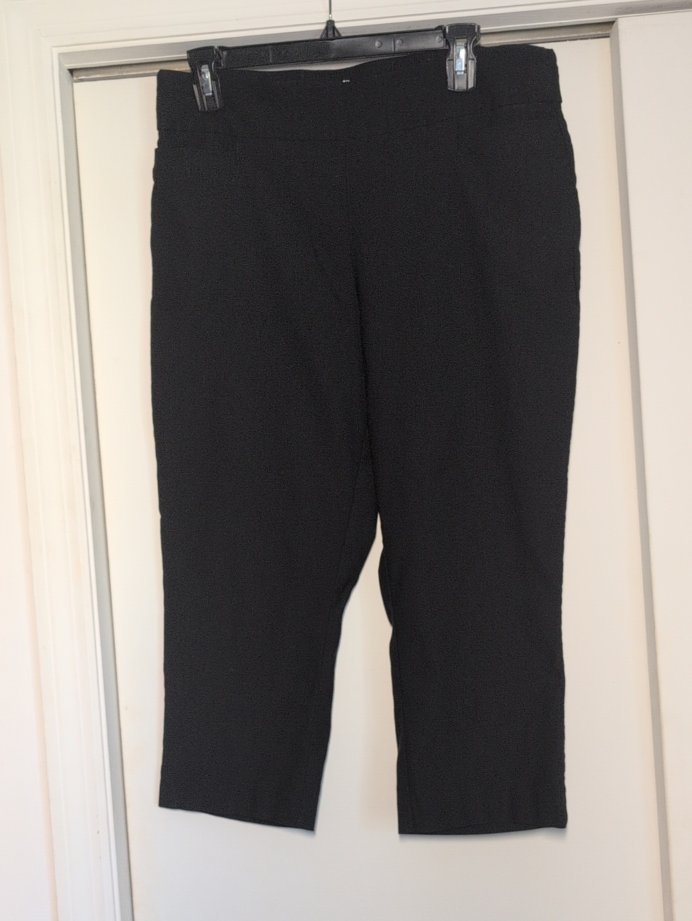 Kim Rogers Black Cropped Ankle Pants Size 14